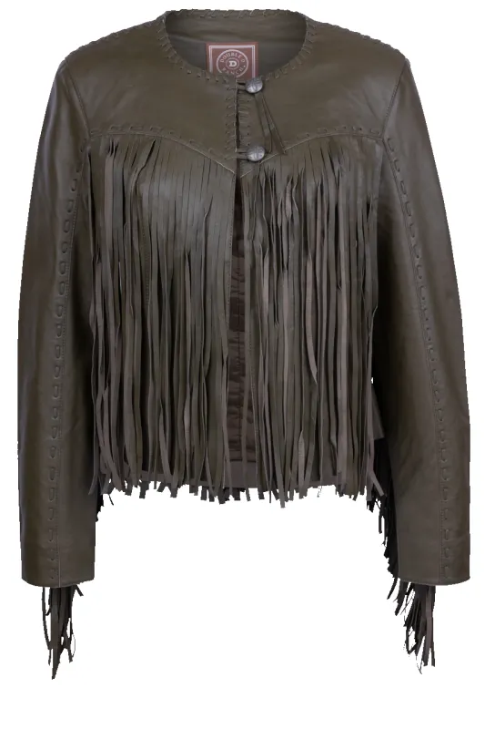 Double D Ranch Sonora Fringe Jacket - Multi made by Double D Ranch