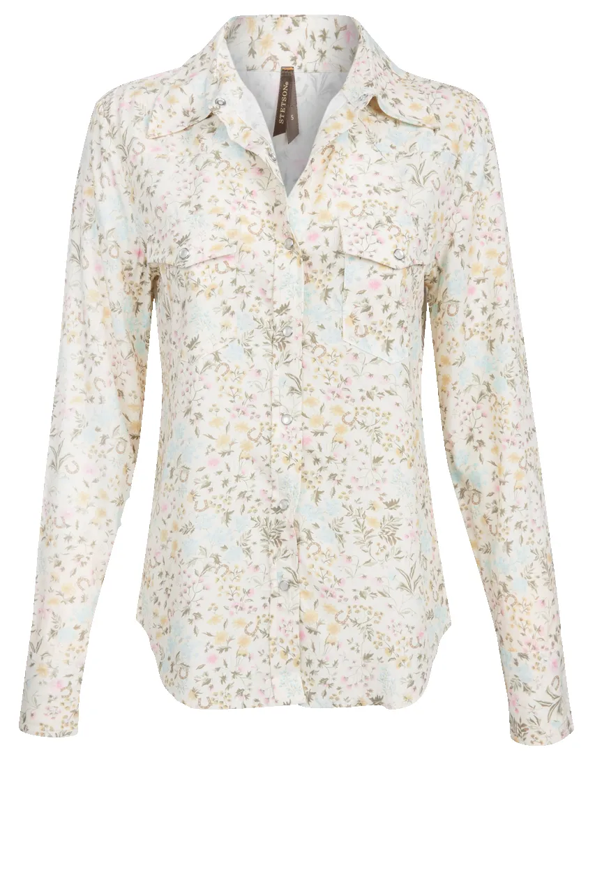 Stetson Women's Prairie Floral Western Shirt sold by Pinto Ranch