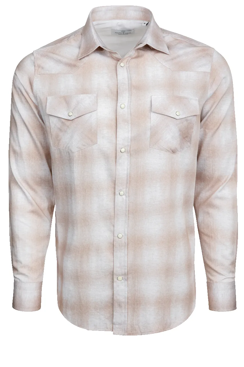Garnet Snap Front Shirt - Sand Ombre sold by Pinto Ranch