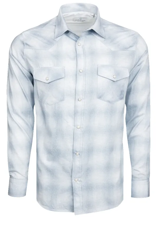 Garnet Snap Front Shirt - Blue Ombre sold by Pinto Ranch