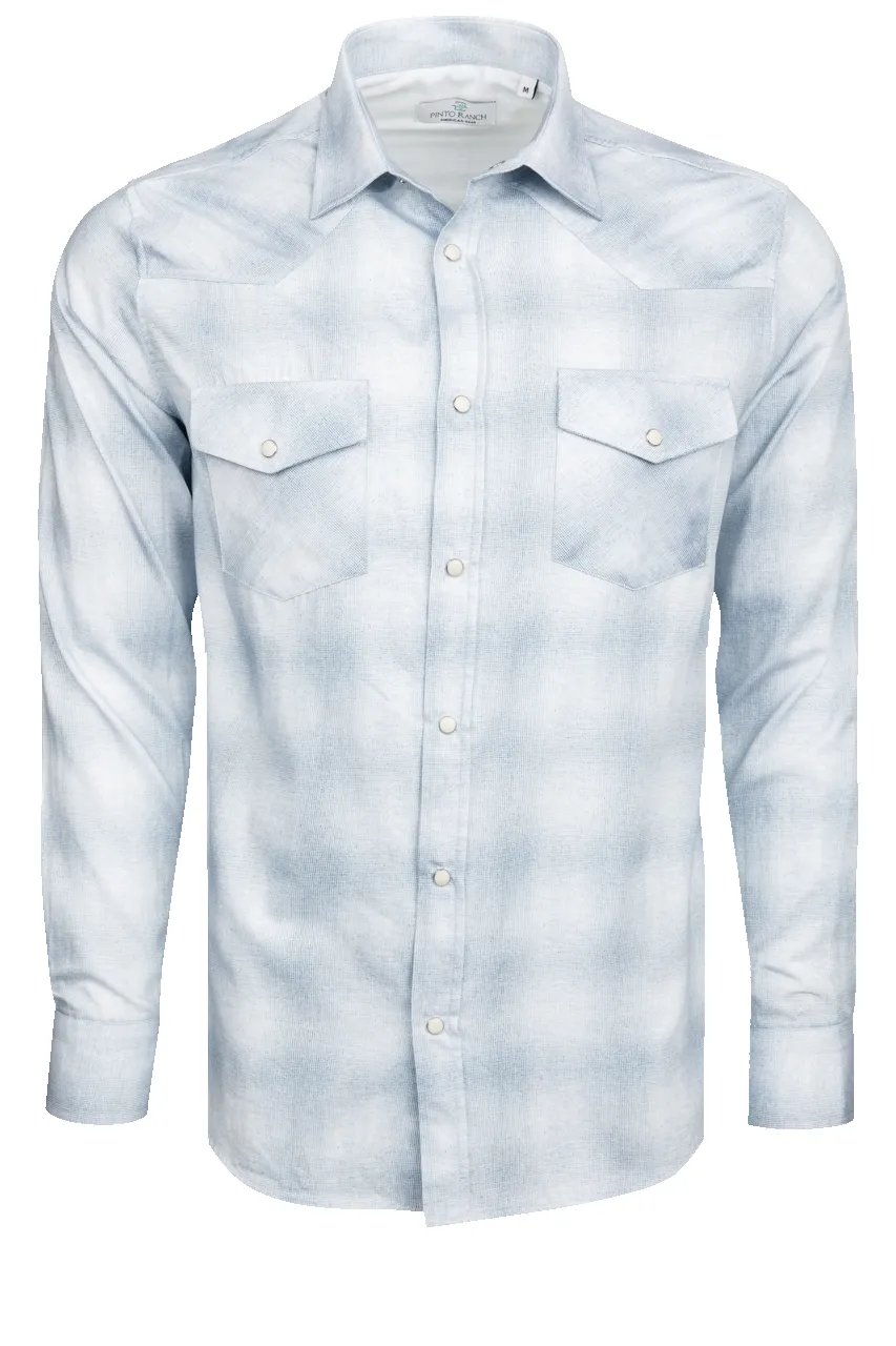 Garnet Snap Front Shirt - Blue Ombre sold by Pinto Ranch