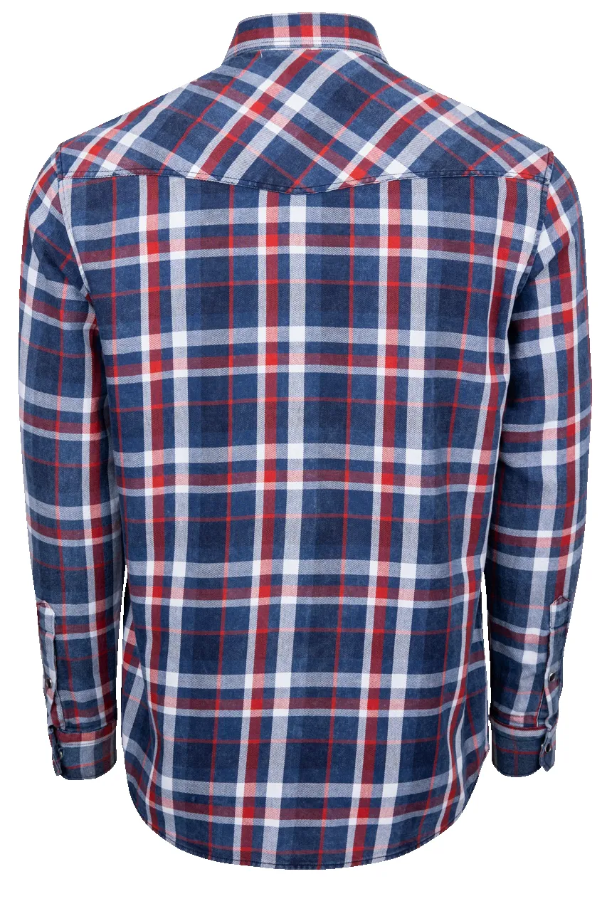 Garnet Snap Front Shirt - Burgundy sold by Pinto Ranch product image thumbnail 2