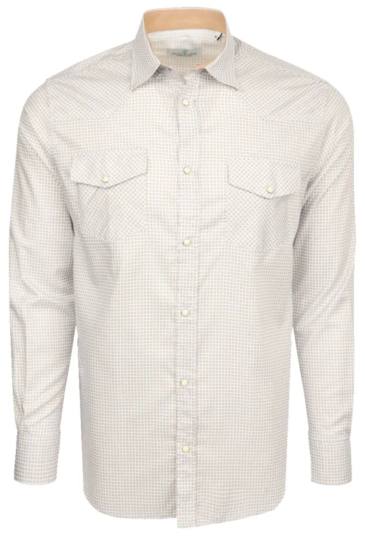 Garnet Snap Front Shirt - Sand sold by Pinto Ranch