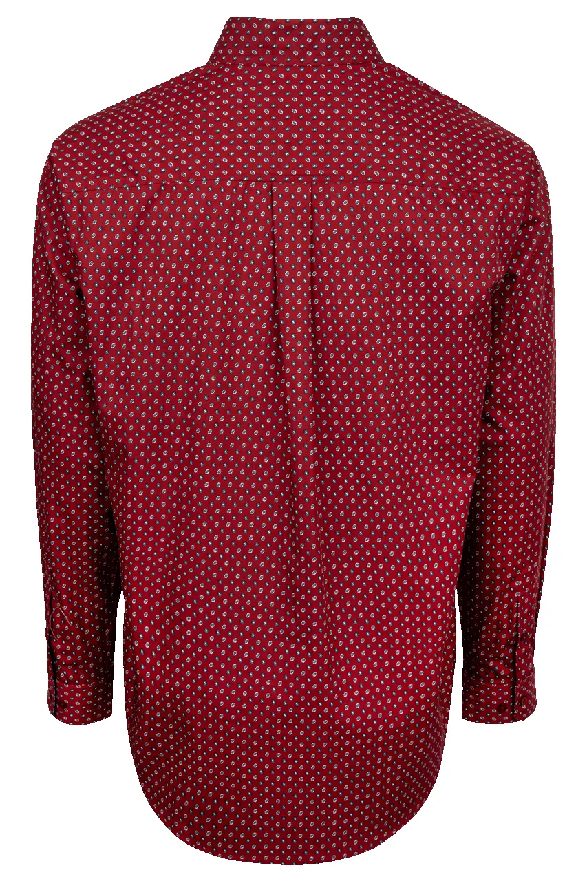 Cinch Button-Front Shirt - Deep Red sold by Pinto Ranch product image thumbnail 2