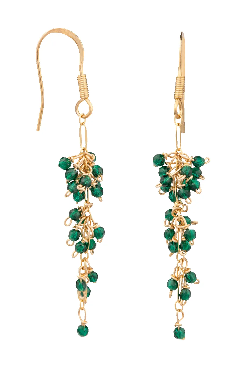 Brown Eyed Girl Green Swarovski Crystal Earrings sold by Pinto Ranch