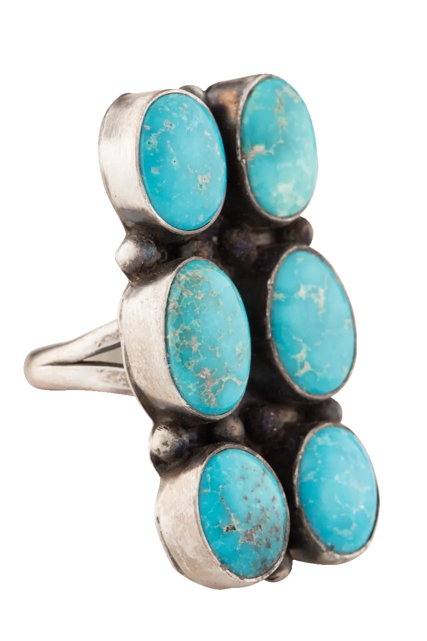 Kingman Turquoise Statement Ring sold by Pinto Ranch product image thumbnail 2