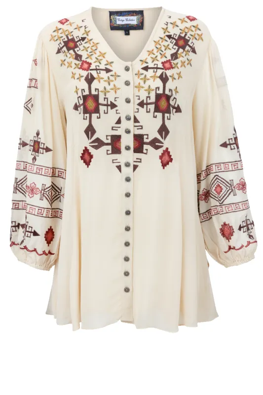 Vintage Collection Pearl Embroidered Tunic made by Pinto Ranch