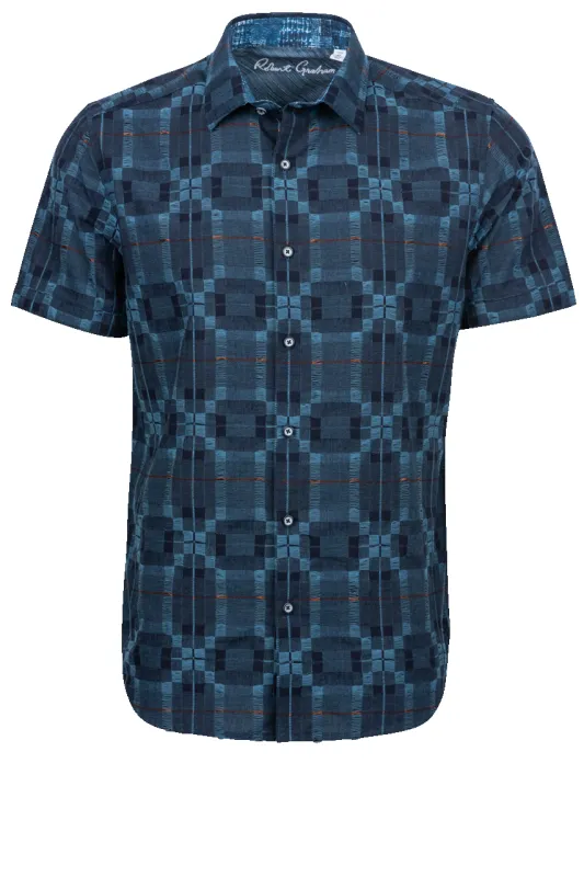 Robert Graham Aizome Button-Front Shirt made by Robert Graham