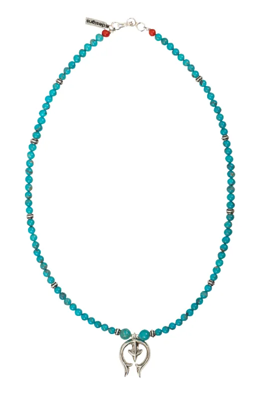 Paige Wallace Naja Turquoise Necklace sold by Pinto Ranch