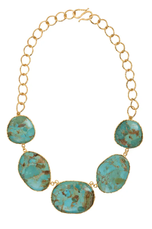 Christina Greene Turquoise Statement Necklace sold by Pinto Ranch