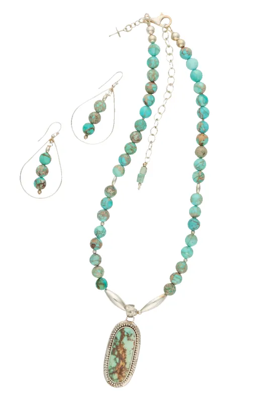 Sweet Tea Jewelry Ocean Jasper Necklace Set made by Pinto Ranch