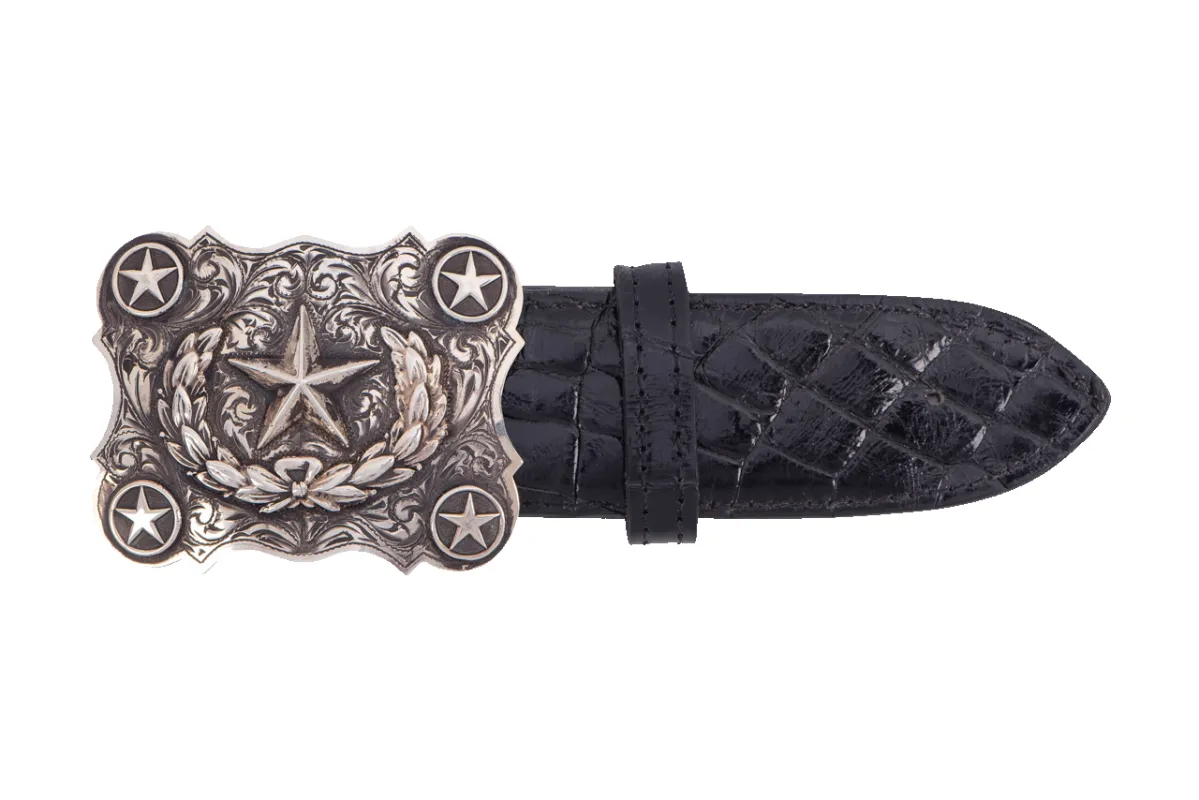 Comstock Heritage 1.5" Texas Star Trophy Buckle made by Pinto Ranch