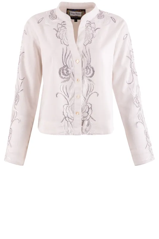 Vintage Collection Sterling White Blouse made by Pinto Ranch
