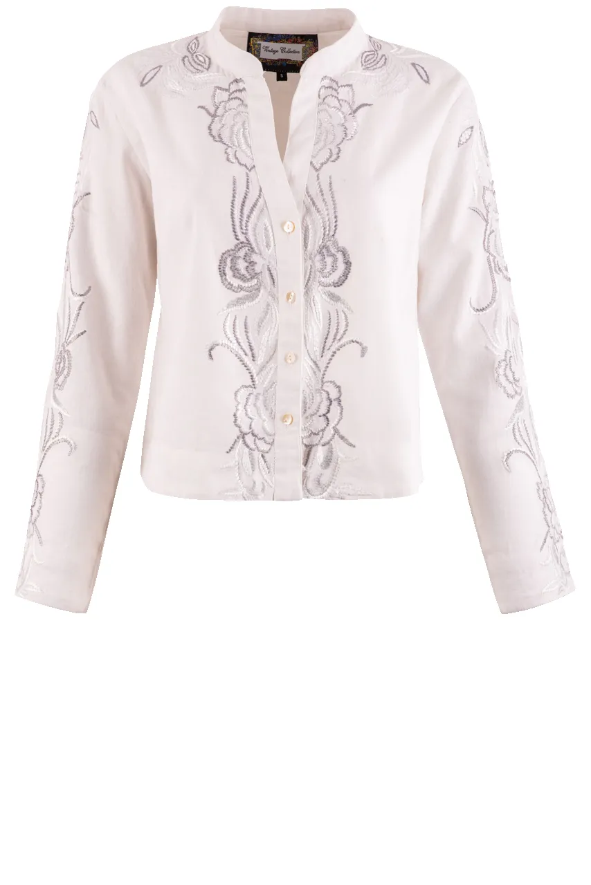 Vintage Collection Sterling White Blouse sold by Pinto Ranch