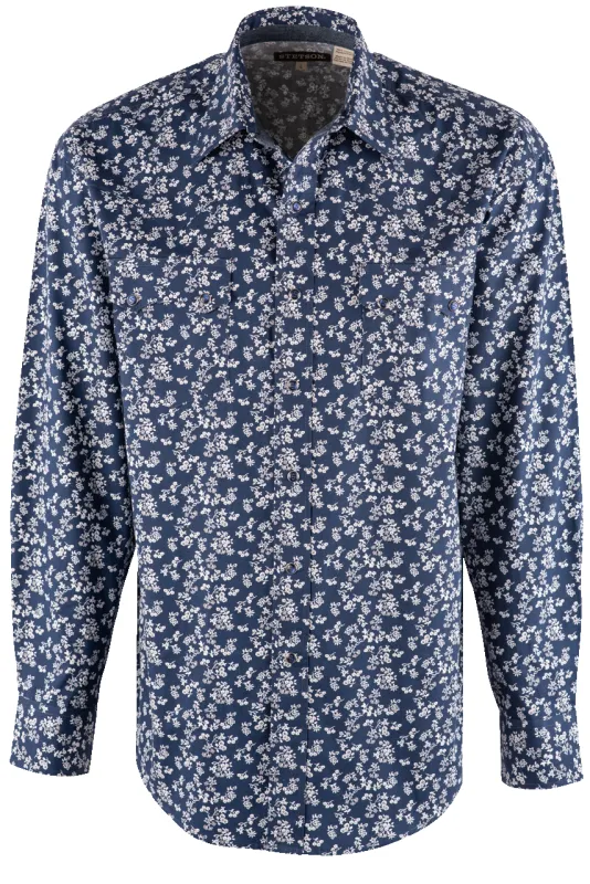Stetson Frontier Western Long Sleeve Snap-Front Shirt made by Stetson