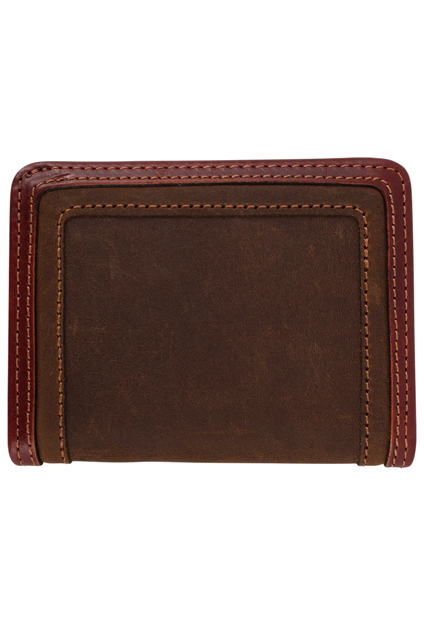 Cattle Driven Bifold Wallet - Aged Bark sold by Pinto Ranch product image thumbnail 2