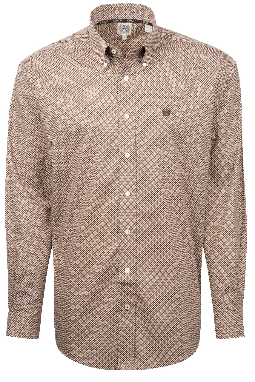 Cinch Button-Front Shirt - Khaki sold by Pinto Ranch