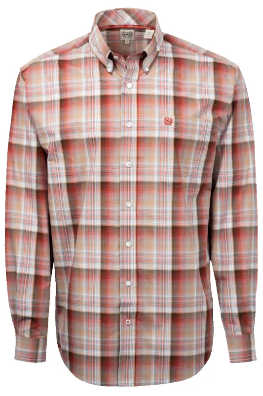 Cinch Button-Front Shirt - Multi Plaid sold by Pinto Ranch
