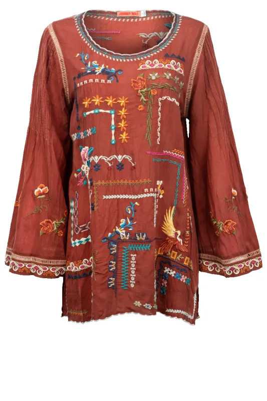 Johnny Was Iver Tunic Top sold by Pinto Ranch