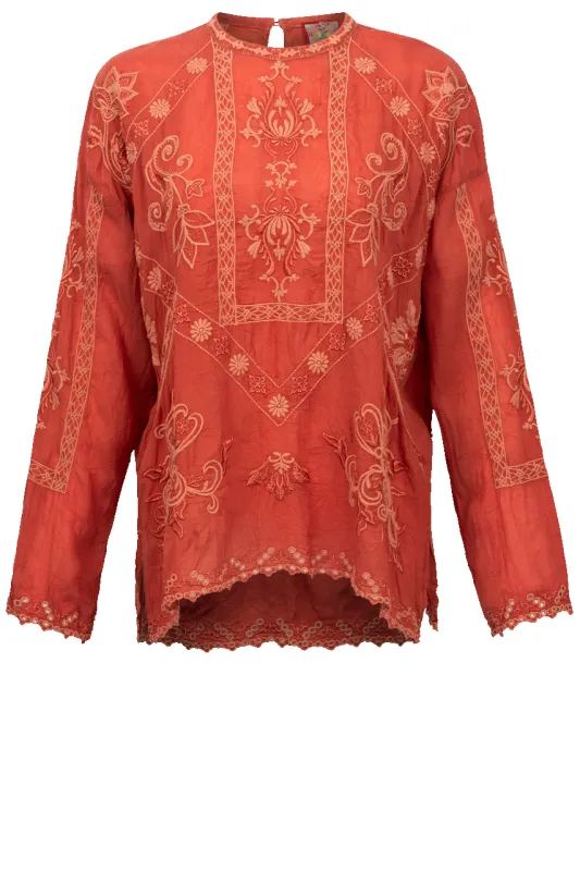 Johnny Was Nola Blouse sold by Pinto Ranch