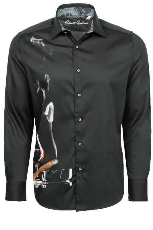 Robert Graham Man Cave Button-Front Shirt made by Pinto Ranch