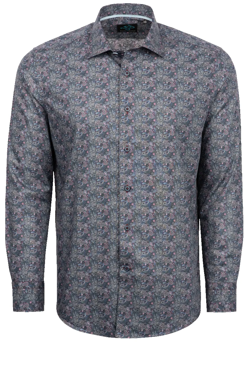 Pinto Ranch YY Collection Button-Front Sport Shirt - Multi sold by Pinto Ranch