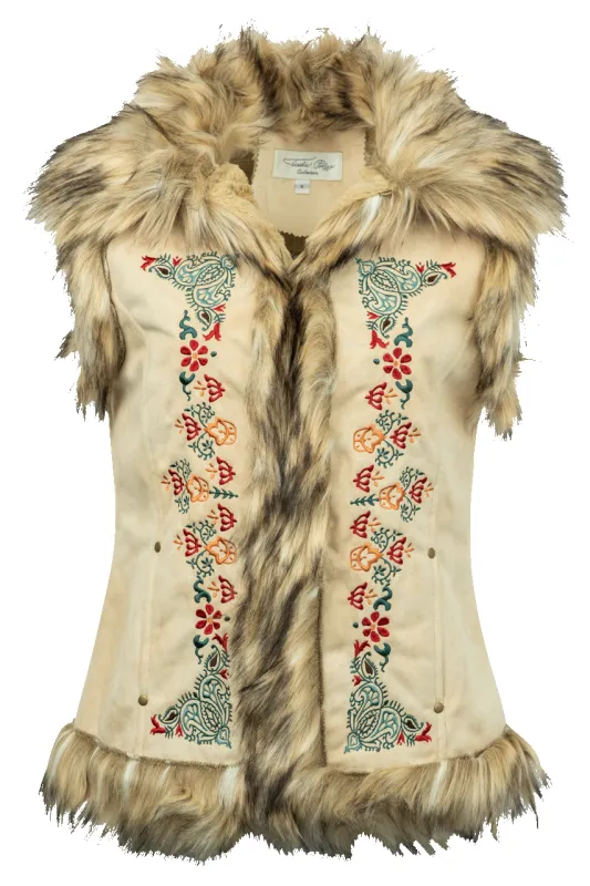 Tasha Polizzi Faux Fur Chateau Vest made by Tasha Polizzi
