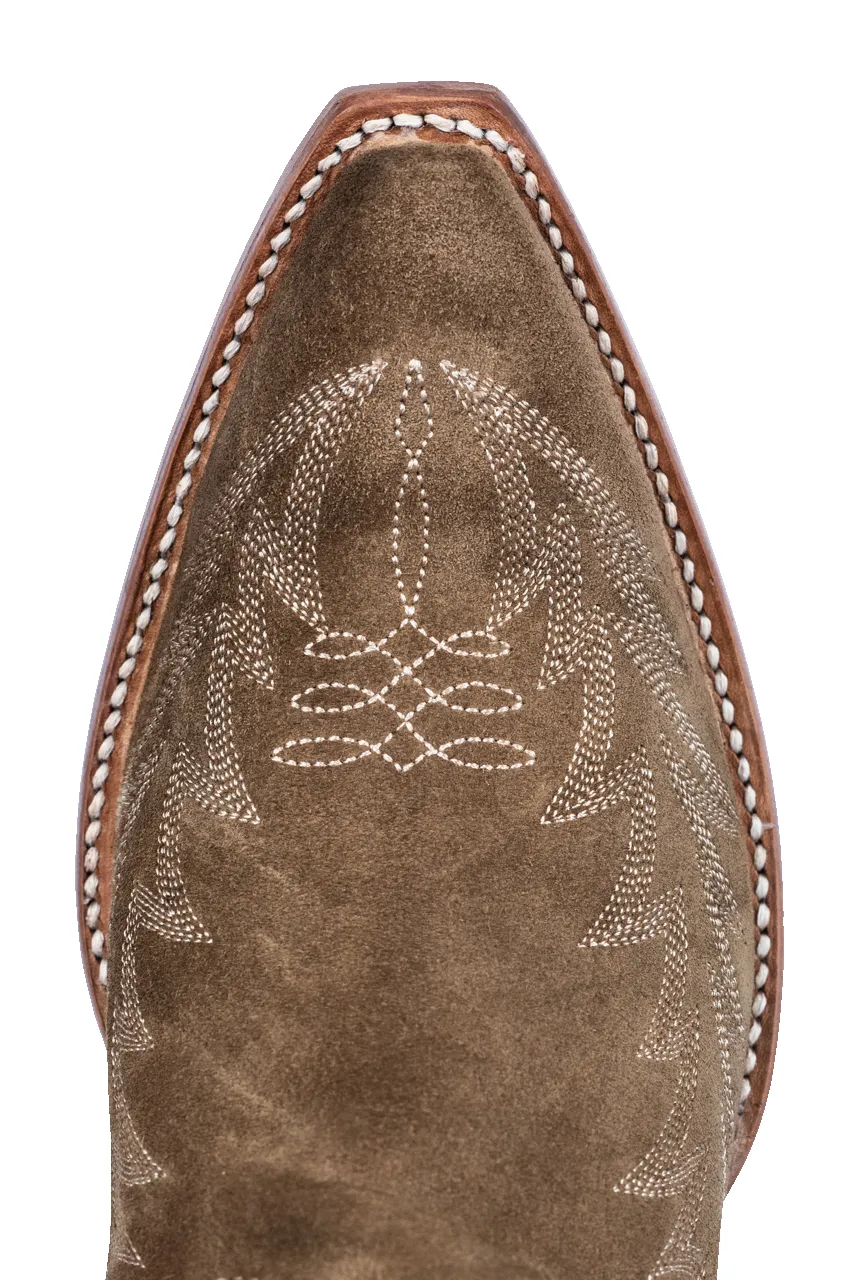 Old Gringo Women's Suede Dutton Cowgirl Boots - Tan sold by Pinto Ranch product image thumbnail 5