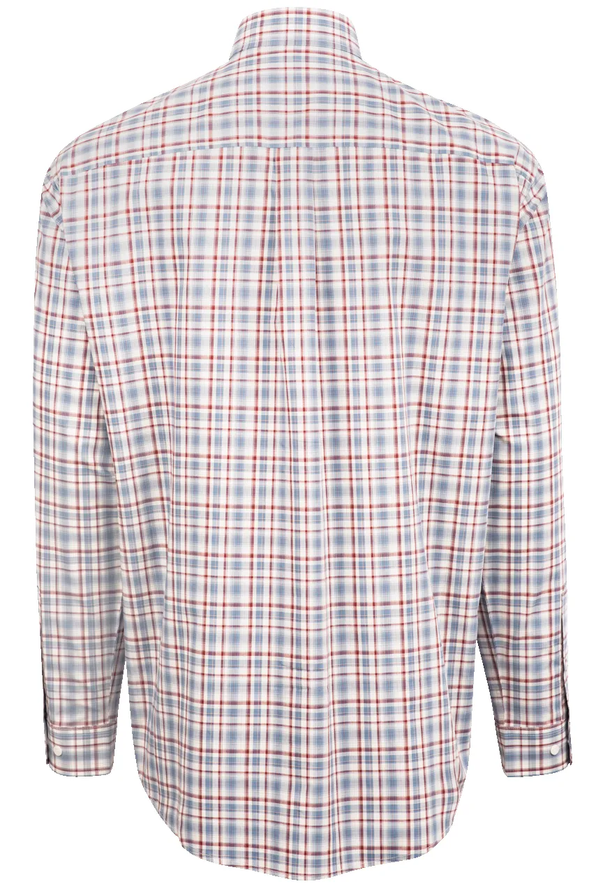 Cinch Plaid Button-Front Shirt - Red & Blue sold by Pinto Ranch product image thumbnail 2