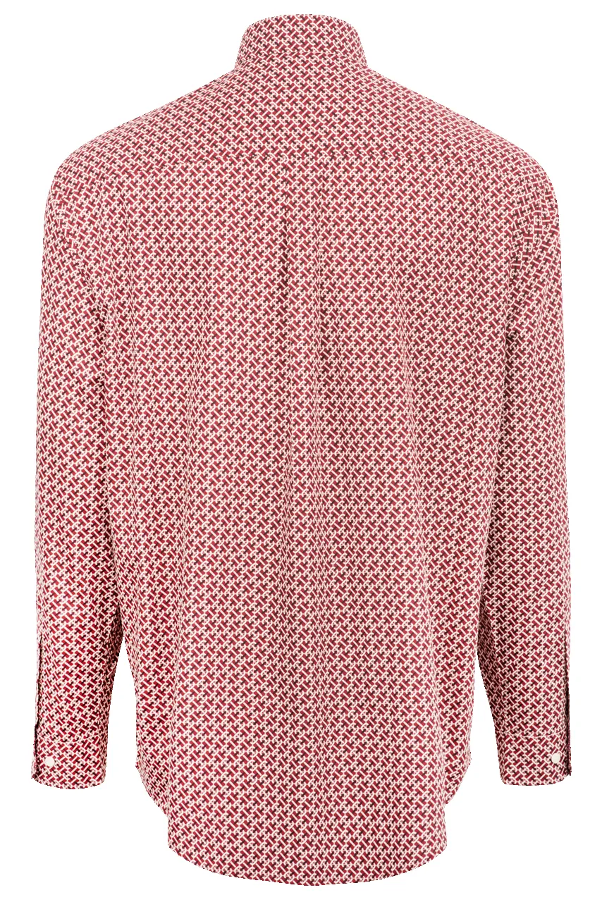 Cinch Linked Print Button-Front Shirt - Red sold by Pinto Ranch product image thumbnail 2