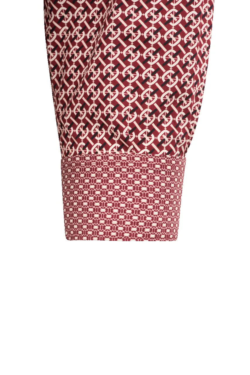 Cinch Linked Print Button-Front Shirt - Red sold by Pinto Ranch product image thumbnail 3