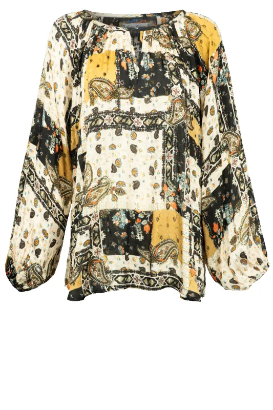 Vintage Collection Maverick Printed Blouse made by Pinto Ranch