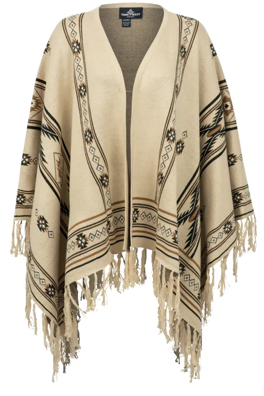 Time of the West Alpaca Cape - Tan sold by Pinto Ranch