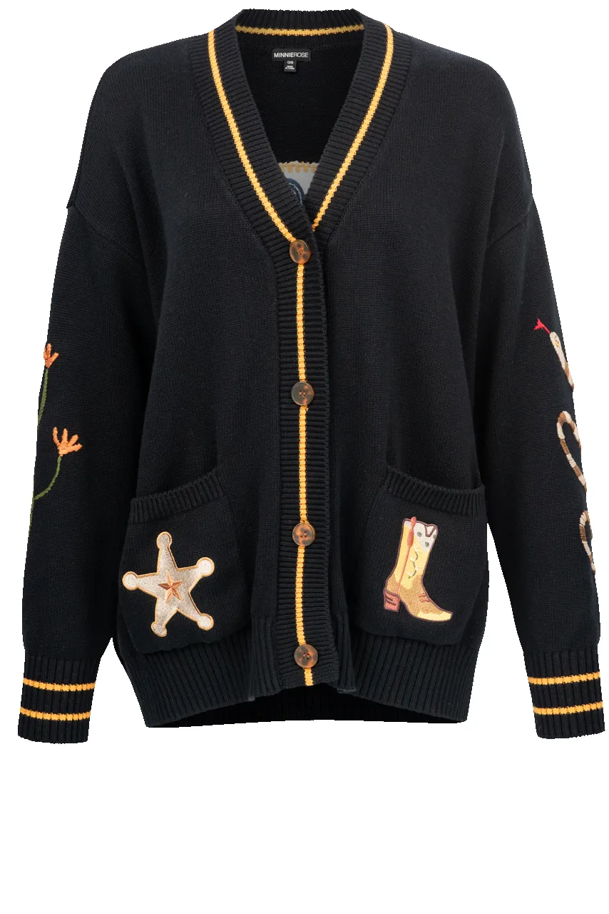 Minnie Rose Sin City Cardigan sold by Pinto Ranch