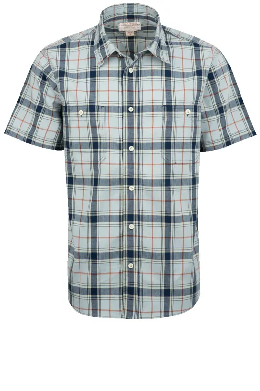 Filson Chambray Plaid Shirt made by Filson