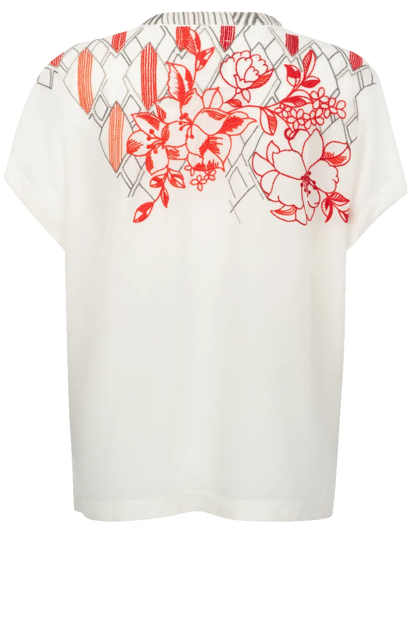 Johnny Was Motubena Silk Blouse sold by Pinto Ranch product image thumbnail 2