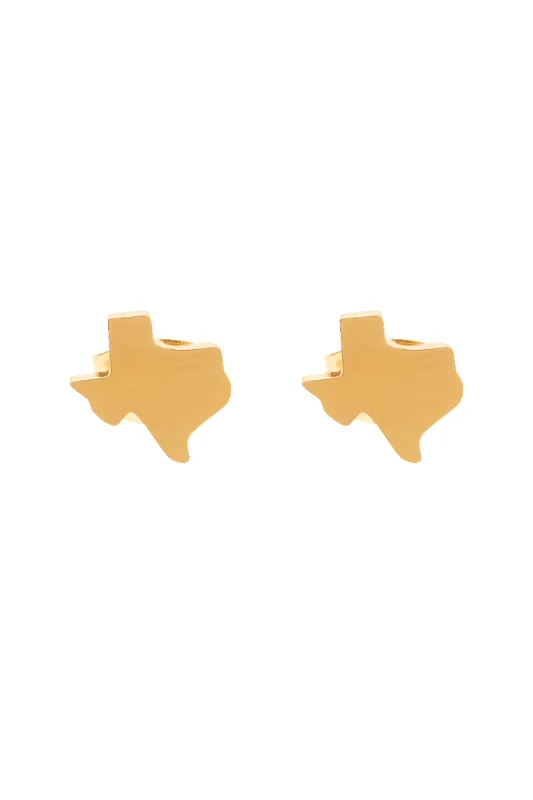 Christina Greene Texas Gold Stud Earrings made by Pinto Ranch