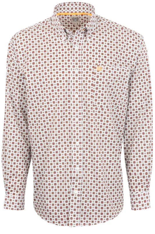 Cinch Medallion Print Button-Front Shirt - Multi made by Cinch