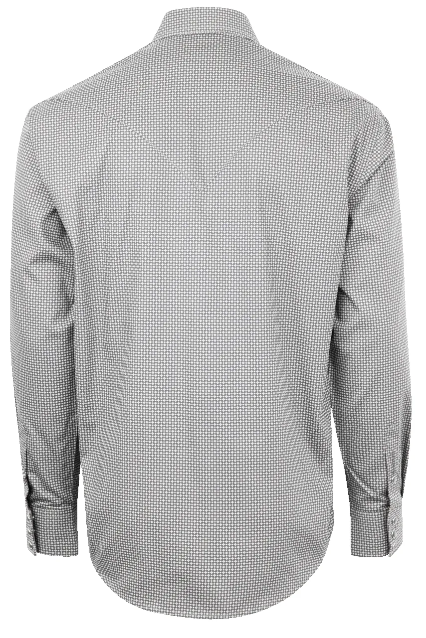 Stetson Men's Dotted Foulard Print Pearl Snap Shirt - Gray sold by Pinto Ranch product image thumbnail 2