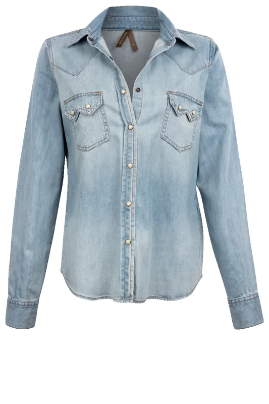 Stetson Women's Classic Denim Top made by Stetson