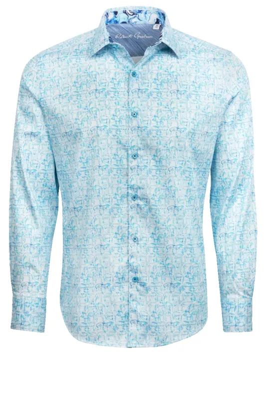 Robert Graham Impression Button-Front Shirt made by Robert Graham