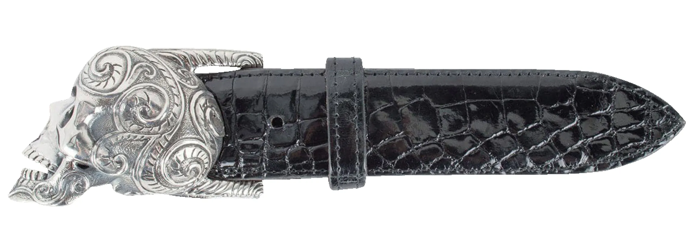Jeff Deegan 1.5" Sugar Skull Trophy Buckle made by Pinto Ranch