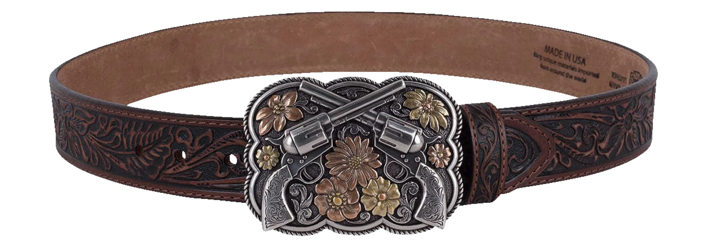 Tony Lama Bandit Leather Belt made by Tony Lama