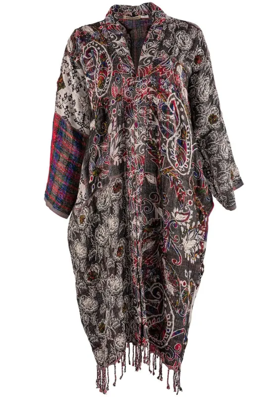 Paparazzi Paisley Fringed Kimono made by paparazzi
