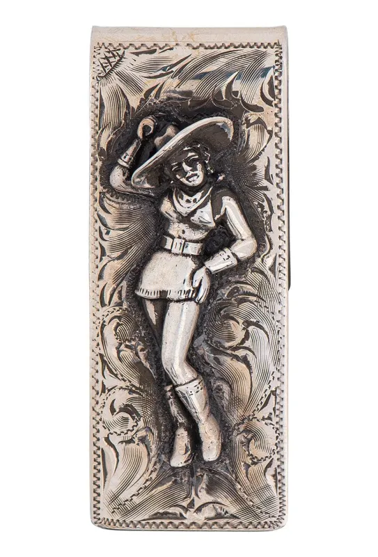Comstock Heritage Bailey Money Clip made by Pinto Ranch