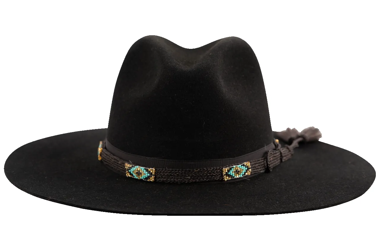 Stetson Helix Felt Hat - Black sold by Pinto Ranch product image thumbnail 2