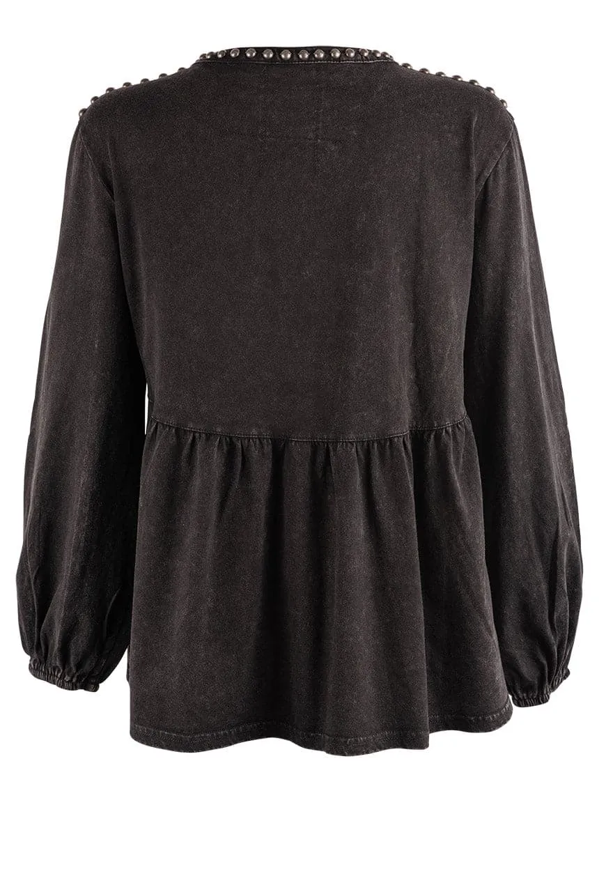 Double D Ranch Black Boulder Brook Top sold by Pinto Ranch product image thumbnail 2