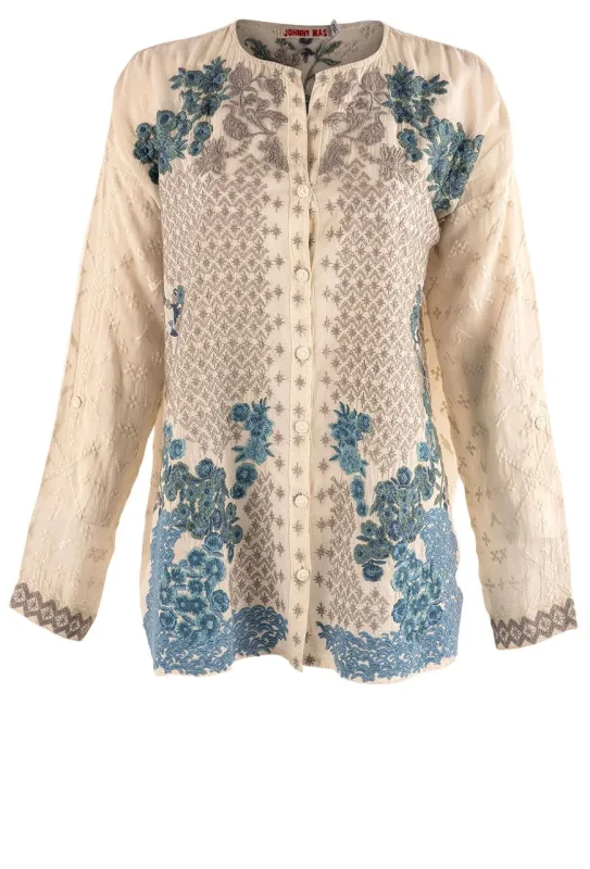 Johnny Was Shell Yoko Blouse made by Johnny Was