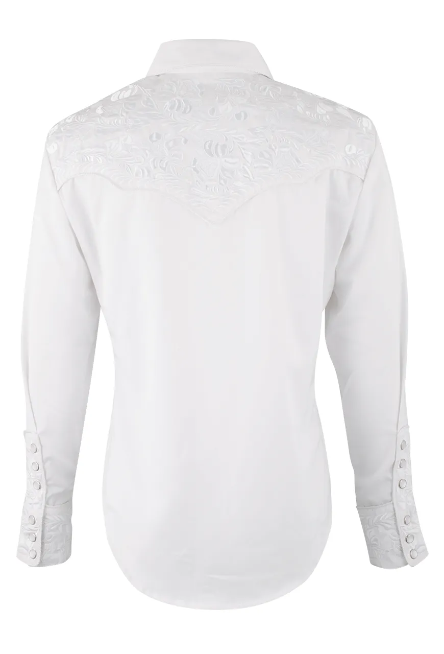 Scully White Gunfighter Western Snap Shirt sold by Pinto Ranch product image thumbnail 2