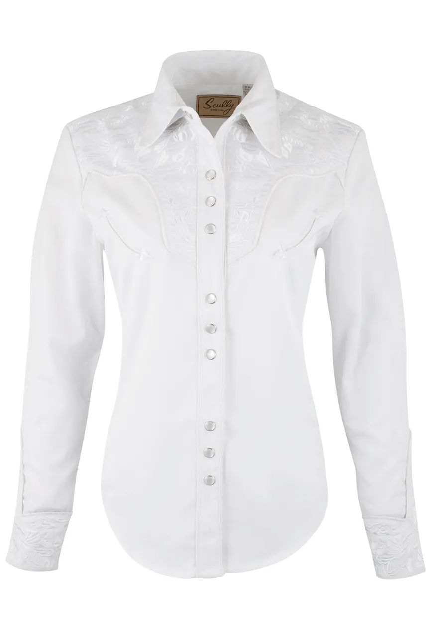 Scully White Gunfighter Western Snap Shirt sold by Pinto Ranch